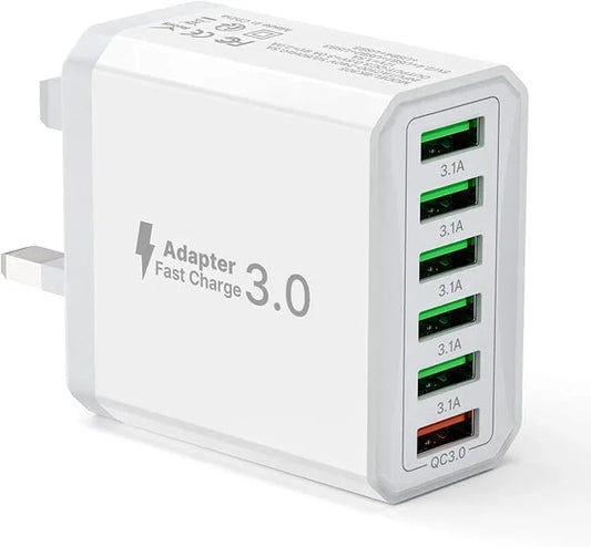 Tupneuf 33W – 6-in-1-USB-Multiport-Ladegerät - Vekoshop