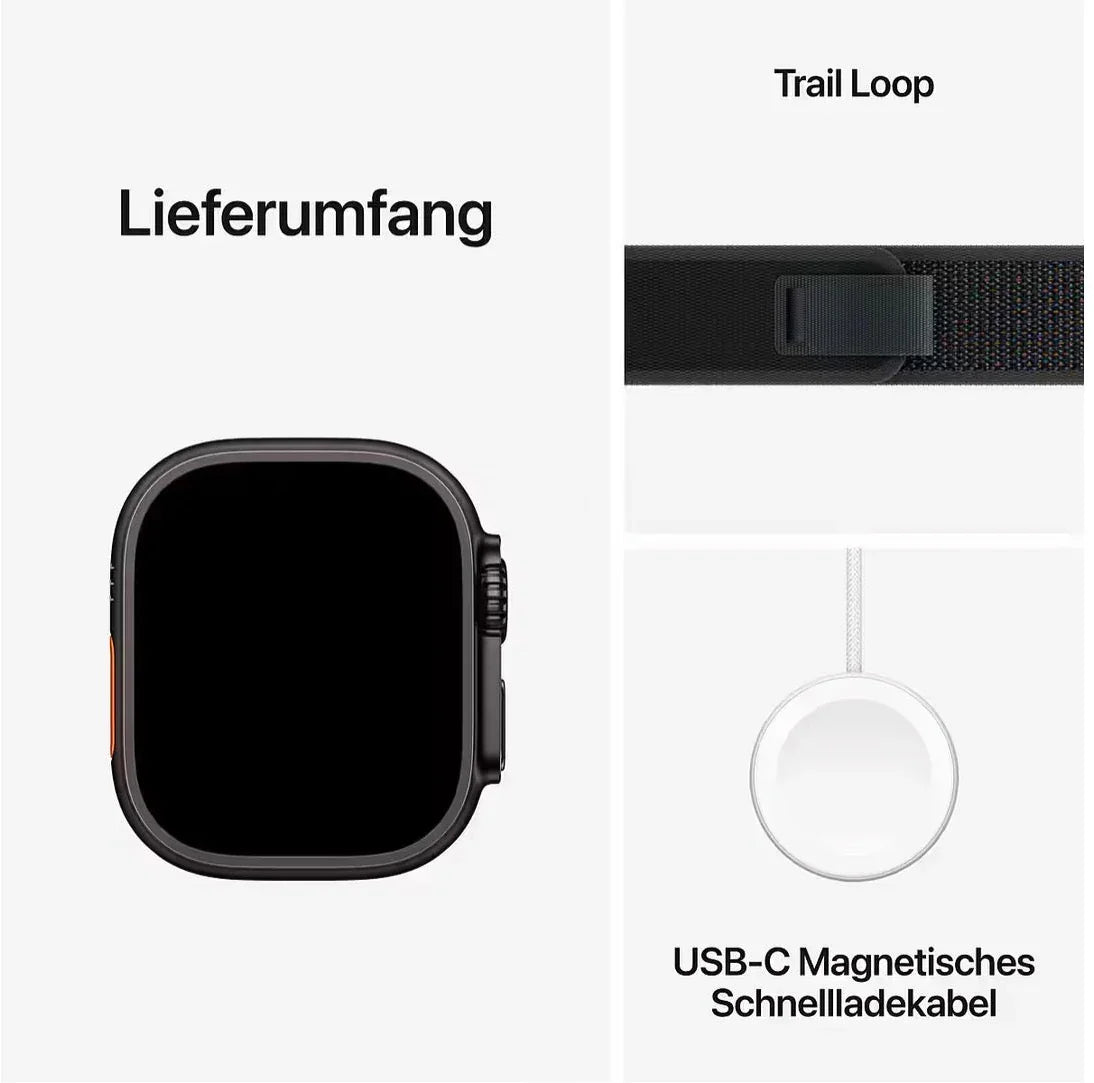 Smartwatch Ultra2 - OLED Dual GPS Fitness Health Tracker Apple Watch Style 49MM