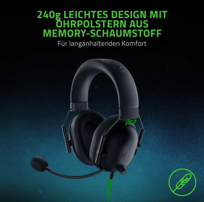 Razer BlackShark V2 X – Gaming-Headset mit 50 mm Treiber, Kabel & Noise-Cancelling - Vekoshop