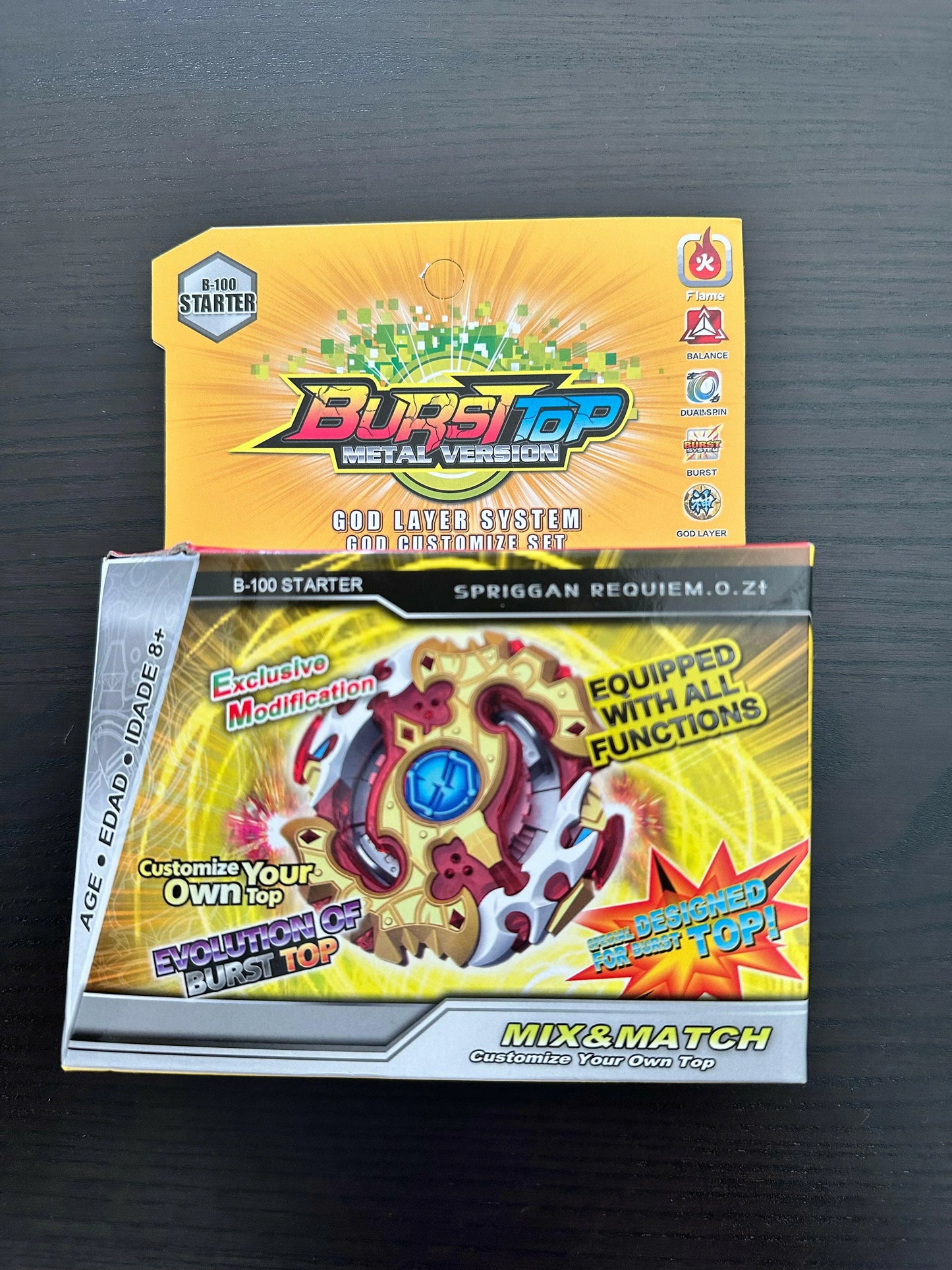 Beyblade Burst B‑100 Spriggan Requiem .0.Zt – Neu Limitierte Auflage Metal Version - Vekoshop