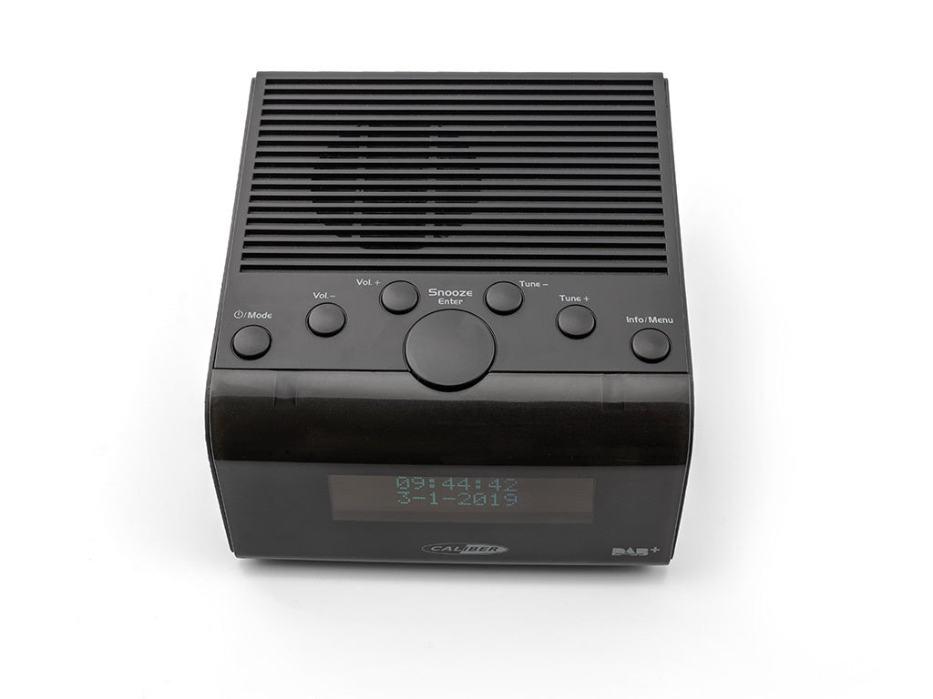 Caliber HCG011DAB – Digitales Radiowecker mit UKW und DAB+ (Schwarz)