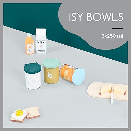 ISY BOWLS – Babynahrungsbehälter aus Glas