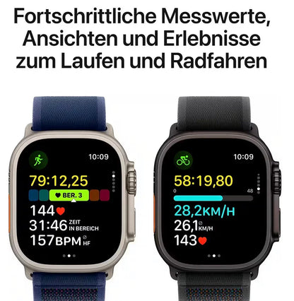 Smartwatch Ultra2 - OLED Dual GPS Fitness Health Tracker Apple Watch Style 49MM