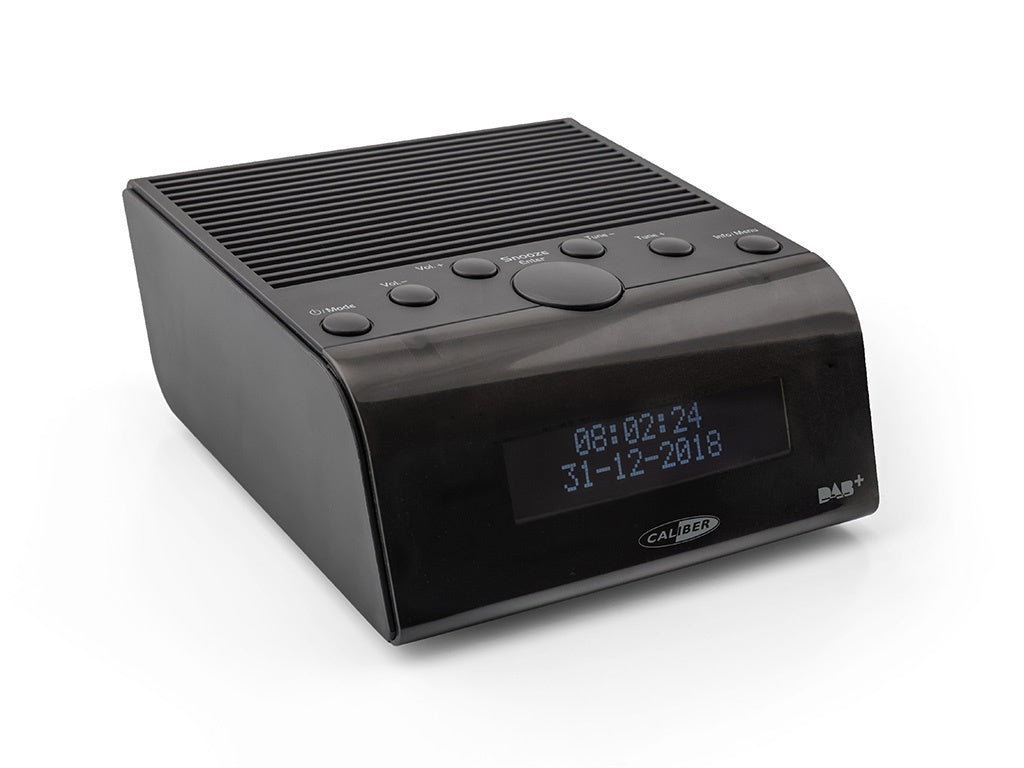 Caliber HCG011DAB – Digitales Radiowecker mit UKW und DAB+ (Schwarz)