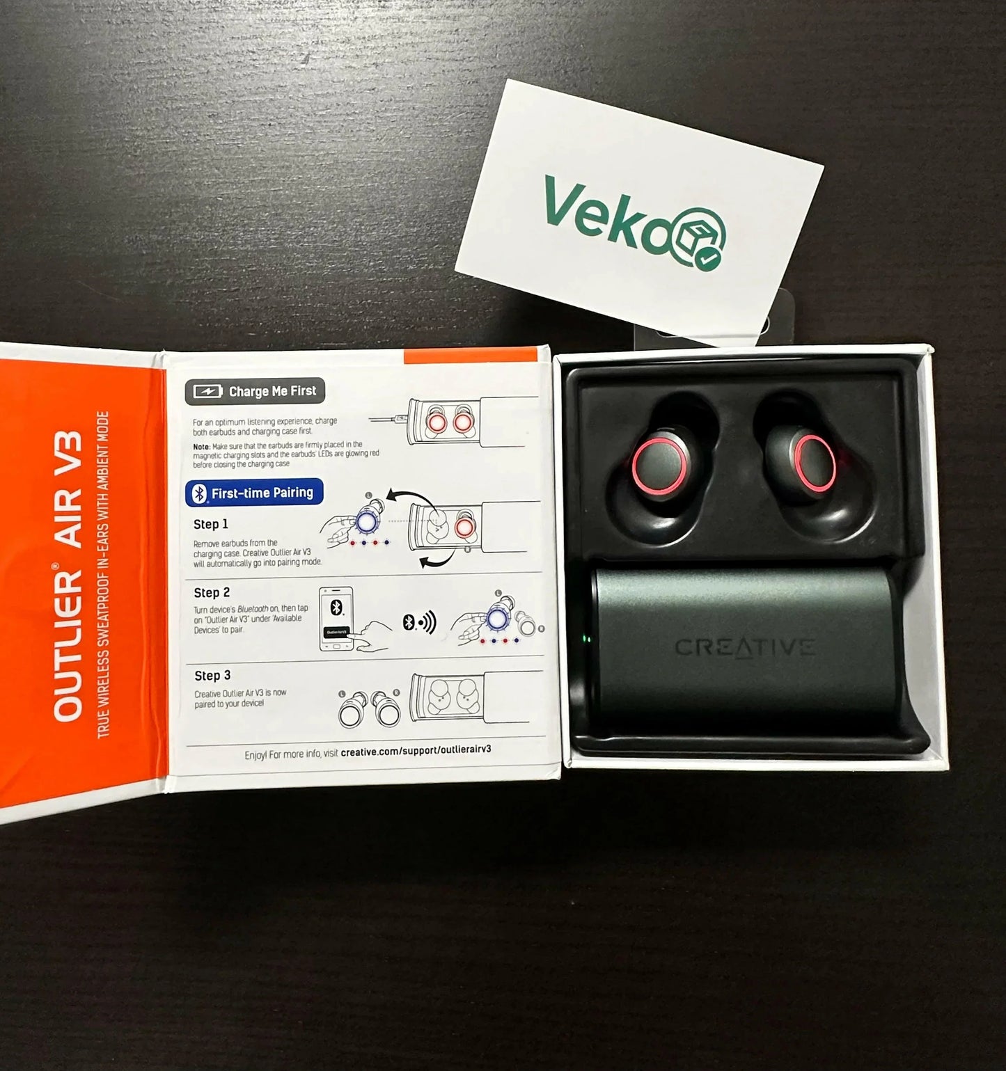 Creative Outlier Air V3 – True Wireless Kopfhörer, ANC, Touch, Gebraucht in Perfektem Zustand - Vekoshop