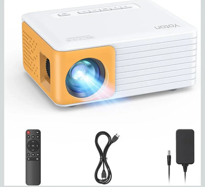 YOTON Y3 Mini Beamer – Tragbarer 1080P Heimkino Projektor, 15.000 Lumen, HDMI/USB, kompatibel mit Smartphone & TV-Stick - Vekoshop