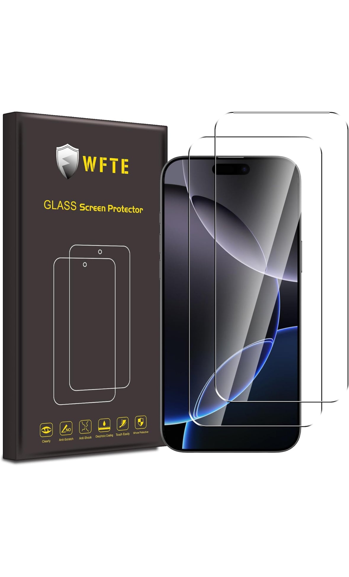 2er-Pack Displayschutz für iPhone 16 Pro Max