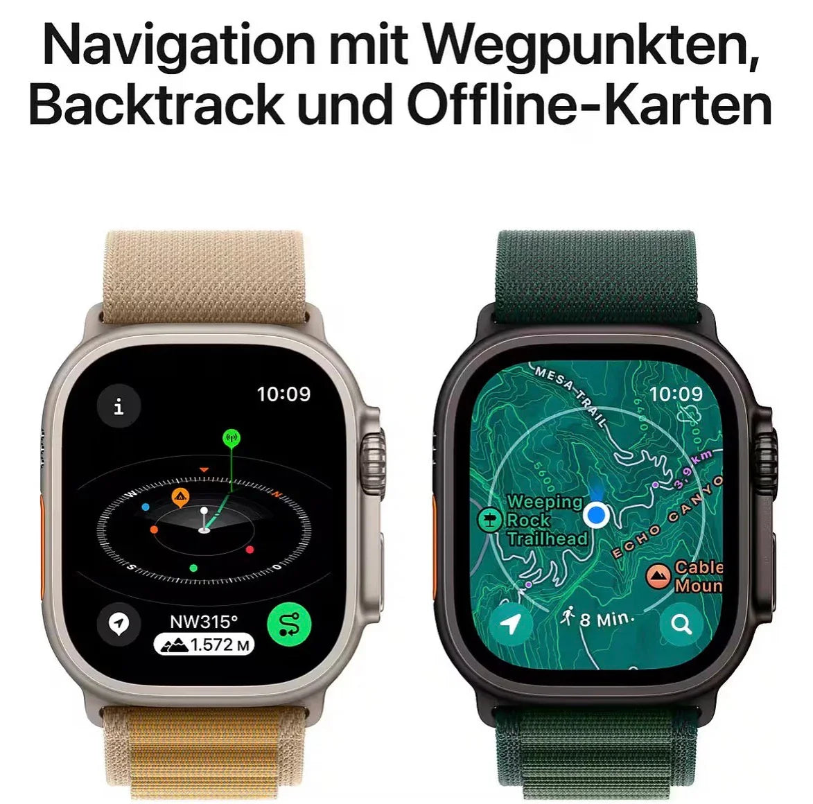 Smartwatch Ultra2 - OLED Dual GPS Fitness Health Tracker Apple Watch Style 49MM