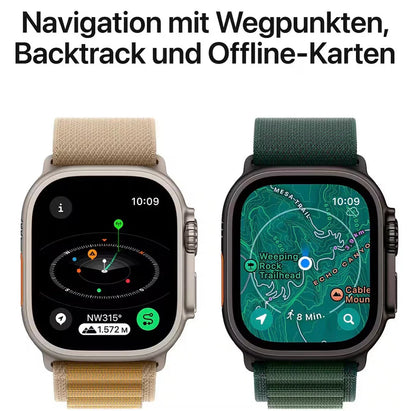 Smartwatch Ultra2 - OLED Dual GPS Fitness Health Tracker Apple Watch Style 49MM