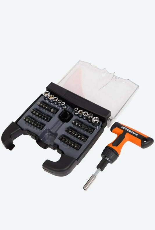 Set Cacciaviti Professionali 48 Pezzi con Cricchetto - Valigetta Inclusa.